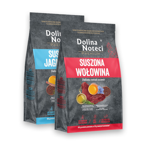 Dolina Noteci Premium Dry Cat Food Mix, 2 x 2 kg Set