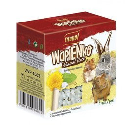 Vitapol Calcium Block for Rodents with Dandelion, 1 piece
