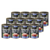 Super Rafi Cat Wet Cat Food with Quail and Rabbit Liver, 12 x 400 g Set