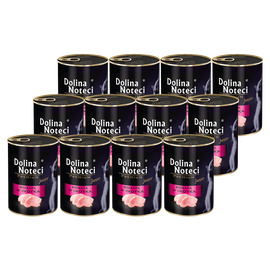 Dolina Noteci Premium Junior Wet Cat Food for Kittens, Rich in Turkey, 12-Pack (400 g each)