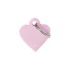 MyFamily Basic Address Tag - Small Pink Heart