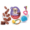 Joy&Toy 2-in-1 Surprise Egg for Dogs: Beef-Flavored Treat + Toy