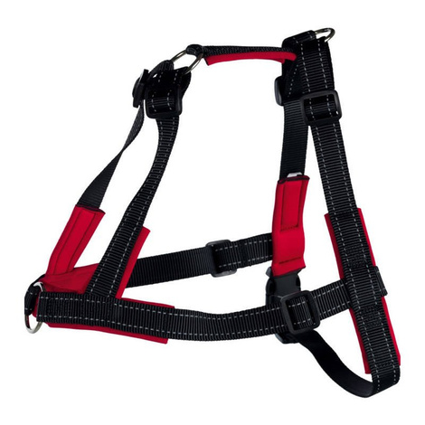 Trixie Lead'n'Walk Soft Training Harness, Black, S-M, 45–70 cm / 25 mm