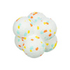 Trixie Light &amp; Strong Bubble Ball Dog Toy, White/Multicolor, 8 cm