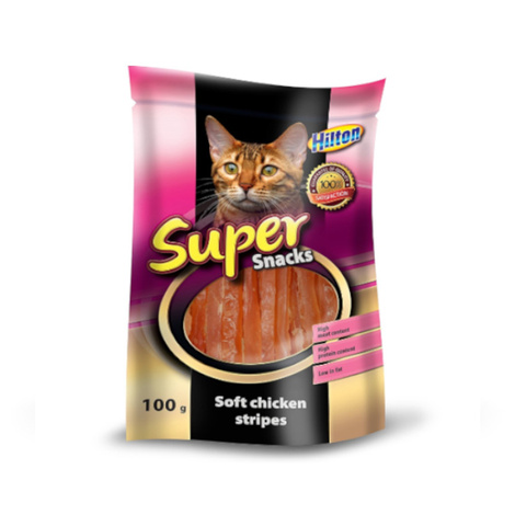 Hilton Soft Chicken Strips Cat Treats 100 g