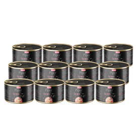 Piper Animals Wet Cat Food with Salmon, 12 x 185 g Set