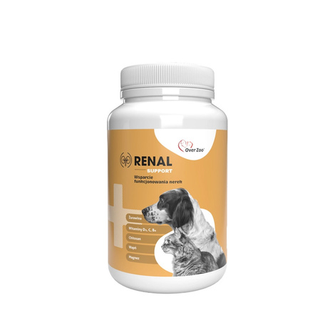 Over Zoo Renal Support — Supports Kidney Function in Dogs and Cats, 60 tablets