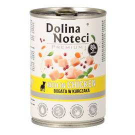 Dolina Noteci Premium Wet Dog Food, Rich in Chicken, 400 g Can, LIMITED EDITION