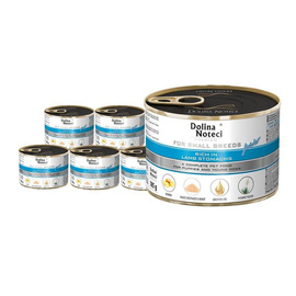 Dolina Noteci Premium Wet Dog Food for Junior Small Breeds, Rich in Lamb Stomachs, 12 x 185 g Set