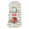 Zolux Chatouille Foldable Double Cat Scratcher with Balls and Catnip, 17.5 cm