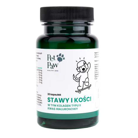 PetPaw Healthy Dog Joints and Bones Dog Supplement, 30 capsules