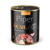 Piper Animals Wet Dog Food with Quail and Cranberries, 800 g