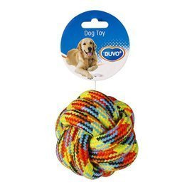 Duvo+ Beach Rope Ball Dog Toy, 10 cm