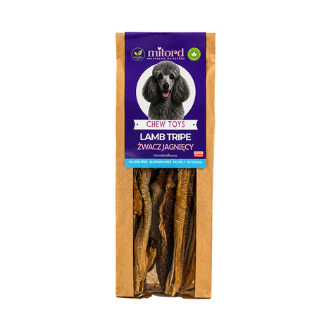Milord Gryzak for Dogs: Dried Lamb Tripe, 80 g