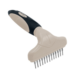 Over Zoo Cross-Comb with Rotating Teeth for Detangling and Grooming