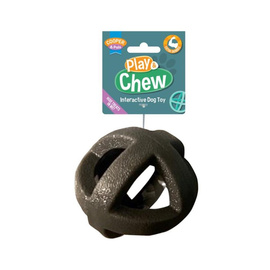 Cooper & Pals Black Dog Toy Ball, 8 cm