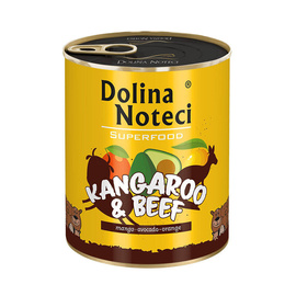 Dolina Noteci Superfood Wet Dog Food with Kangaroo and Beef, 800 g Can