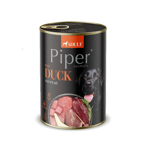 Piper Animals Wet Dog Food with Duck and Pear, 400 g