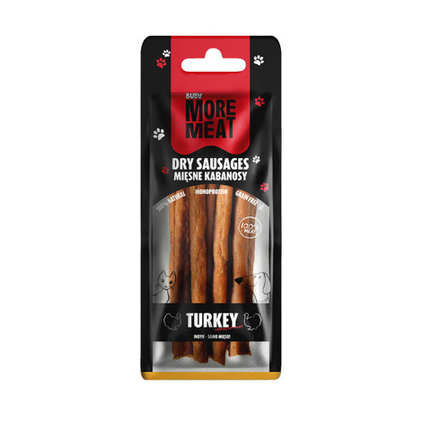 Buba More Meat Kabanosy for Dogs and Cats, Turkey, 70 g