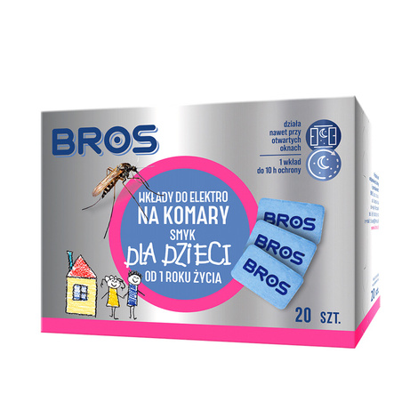 Bros Sensitive Mosquito Repellent Refills for Children, 20 pcs.