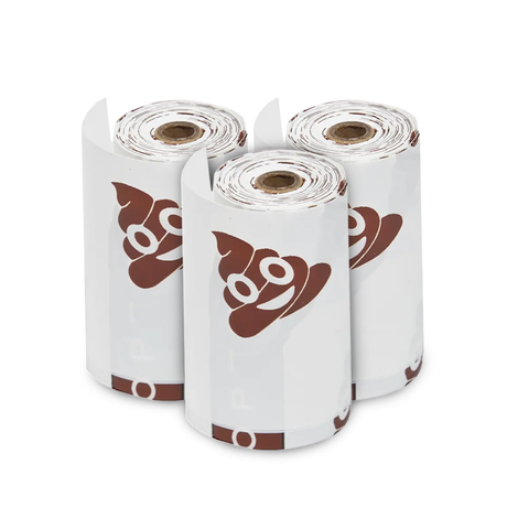 GREENLINE Biodegradable Dog Waste Bags - Strawberry Scent, 23 x 33 cm (3 x 10 pcs).)