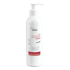 Over Zoo Vet Line OVER Ketoconazole + Chlorhexidine Shampoo for Dogs and Cats, 250 ml