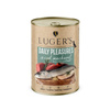 Luger's Daily Pleasures Wet Dog Food with Cod, Mackerel, Tomato, and Brown Rice, 400 g