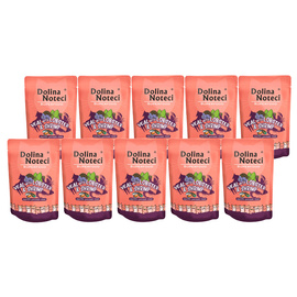 Dolina Noteci Superfood Wet Cat Food: Veal with Lobster and Shrimp, 10 x 85 g Pack