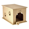 Dolina Noteci Beige Felt Dog House, 32 x 37 x 54 cm