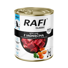 Rafi Classic Wet Dog Food with Lamb, 800 g