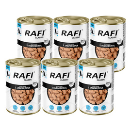 Rafi Classic Wet Dog Food with Lamb, 6-Pack (1240 g each)