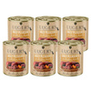 Luger's Daily Pleasures Wet Dog Food with Chicken Hearts and Carrots, 6 x 800 g Set
