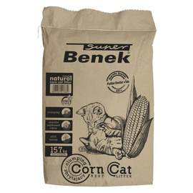 Super Benek Natural Corn Cat Litter, 25 L