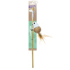 Cooper &amp; Pals Cat Toy: Fishing Rod with a Mouse and Feathers on a Stick, 50 cm