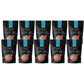 Piper Animals Wet Dog Food with Lamb and Carrots, 10 x 500 g Set