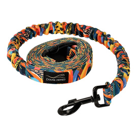 Dolina Noteci Dog Leash with Shock Absorber for Running – Tropical Adventure, 2.5 cm x 2.8 m