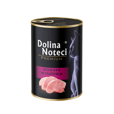 Dolina Noteci Premium Wet Cat Food Rich in Turkey, 400 g