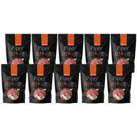 Piper Animals Wet Dog Food with Duck and Pear, 10 x 500 g Set