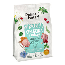 Dolina Noteci Premium Dry Dog Food for Adult Small Breeds – Veal with Guinea Fowl, 3 kg