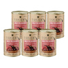 Luger's Daily Pleasures Sterilised Wet Cat Food with Beef and Chicken Hearts, 6x400 g Set