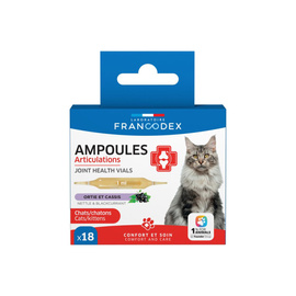 Francodex Healthy Joints Ampoules for Cats and Kittens, 18-pack
