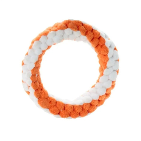 Toby's Choice Dog Toy: Fleece Ring, 13.5 cm