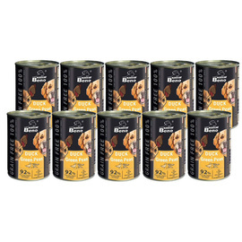Super Beno Grain-Free Wet Dog Food with Duck and Green Peas in Gravy, 10-Pack (415 g each)