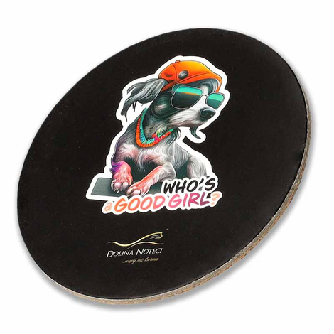 Dolina Noteci 's "Who's a Good Girl 2" Cork Coaster