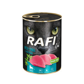 Rafi Cat Adult Wet Food for Spayed or Neutered Cats with Tuna, 400 g