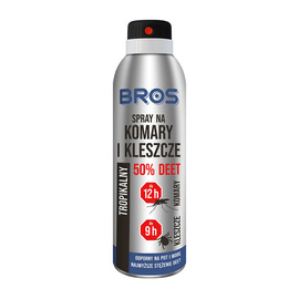 Bros Mosquito and Tick Repellent Spray, 50% DEET, 180 ml