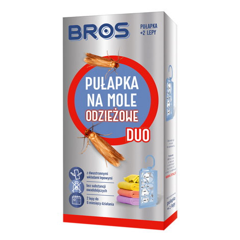 Bros Duo Clothes Moth Trap + 2 Refills