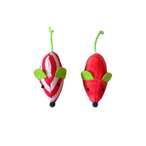 Buba Cat Toy: Christmas Mice (2-pack)