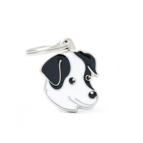Engraved ID Tag for a Jack Russell Terrier