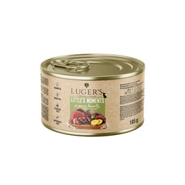 Luger's Little's Moments Wet Dog Food for Small Breeds with Goose Hearts, Potatoes, and Broccoli, 185 g